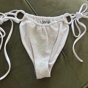 NEW Oceanus Carlotta Bikini Bottoms in White